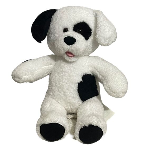 Build-A-Bear Other - Build A Bear Cookies & Cream White Black Puppy Dog 17" Plush Stuffed Toy